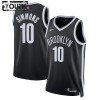 Maillot Basket Enfant Brooklyn Nets Ben Simmons 10 2022-23 Nike Icon Edition Noir Swingman